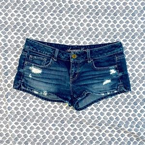 American Eagle Destroyed Denim Shorts